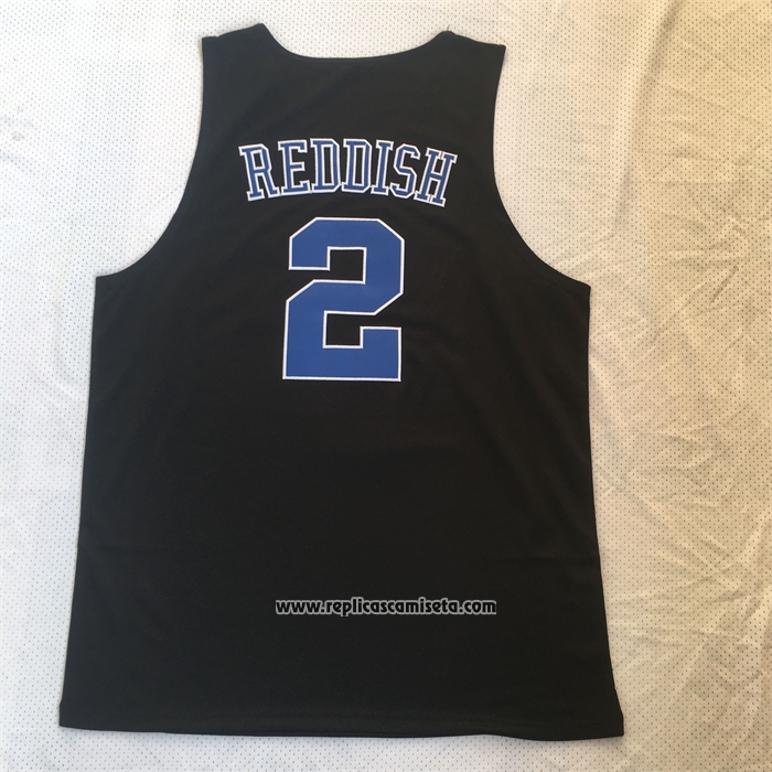 Camiseta NCAA Duke Blue Devils Cam Reddish Negro
